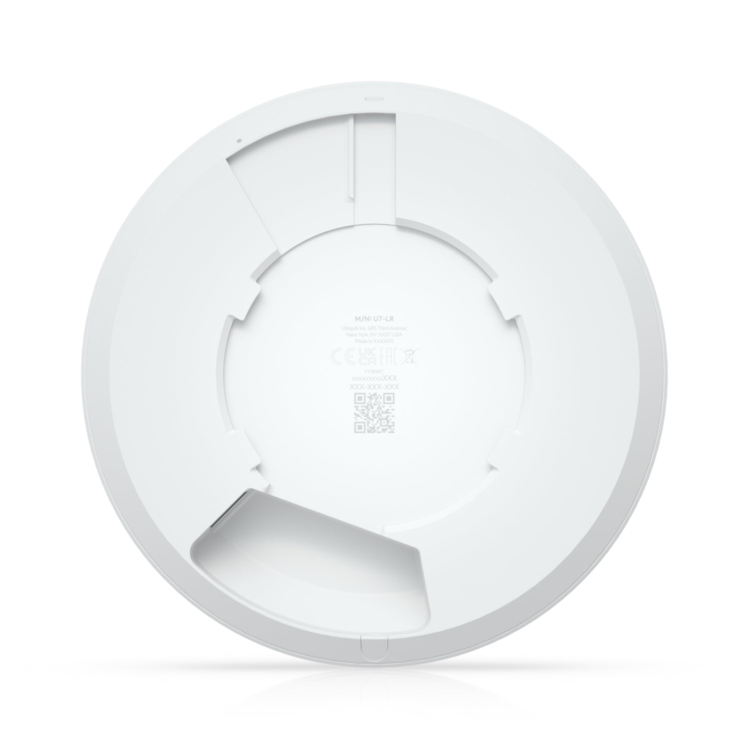 Ubiquiti Access Point, Wi‑Fi 7, Dual‑Band (2,4/5 GHz), bis 7300 Mbit/s, PoE, 1x RJ‑45 (1G/2,5G), Decke/Wand