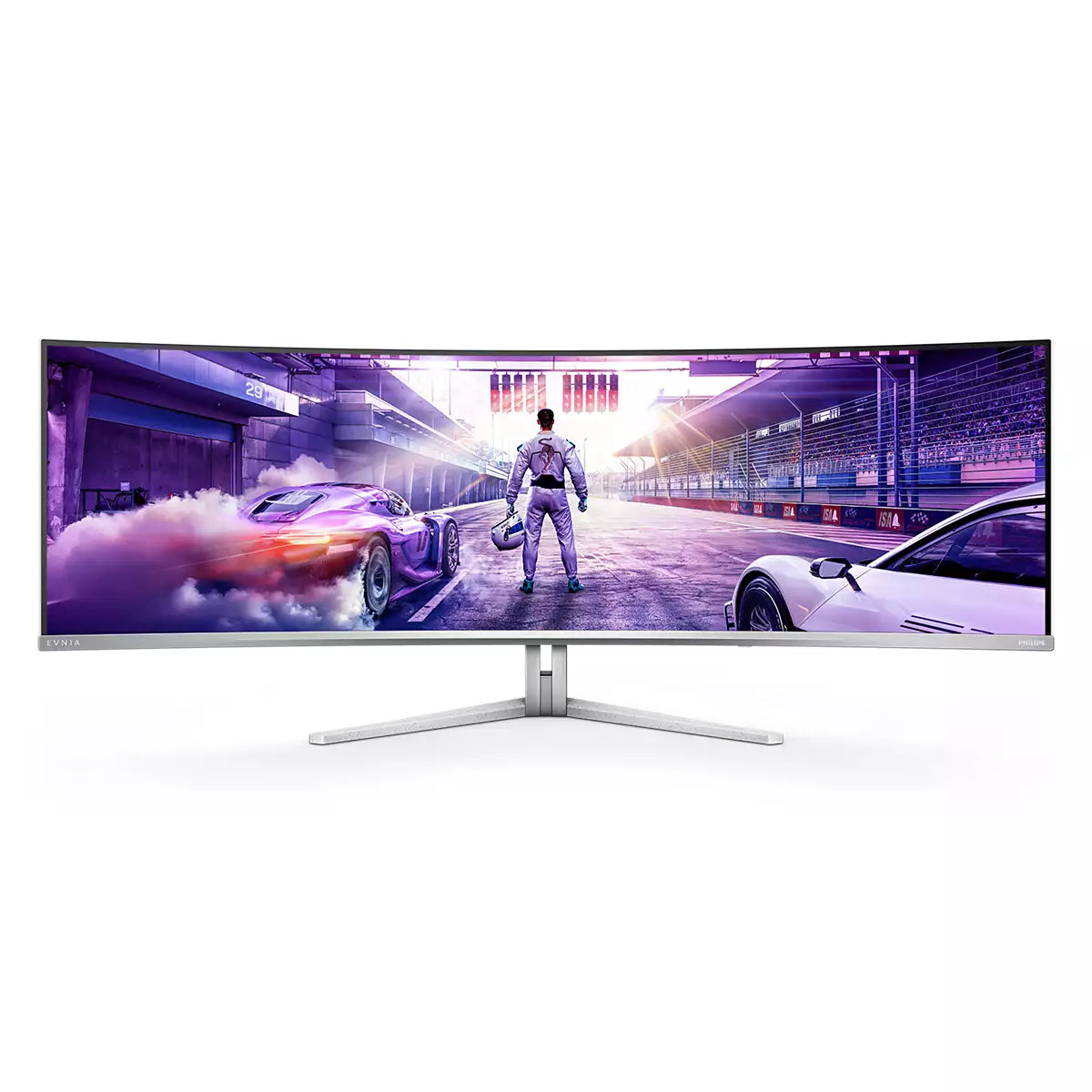 Philips Evnia 49M2C8900/00 – 48,9" Curved, 5120 × 1440 (DQHD), OLED, 240 Hz, USB-C 90 W, KVM, DisplayHDR 400