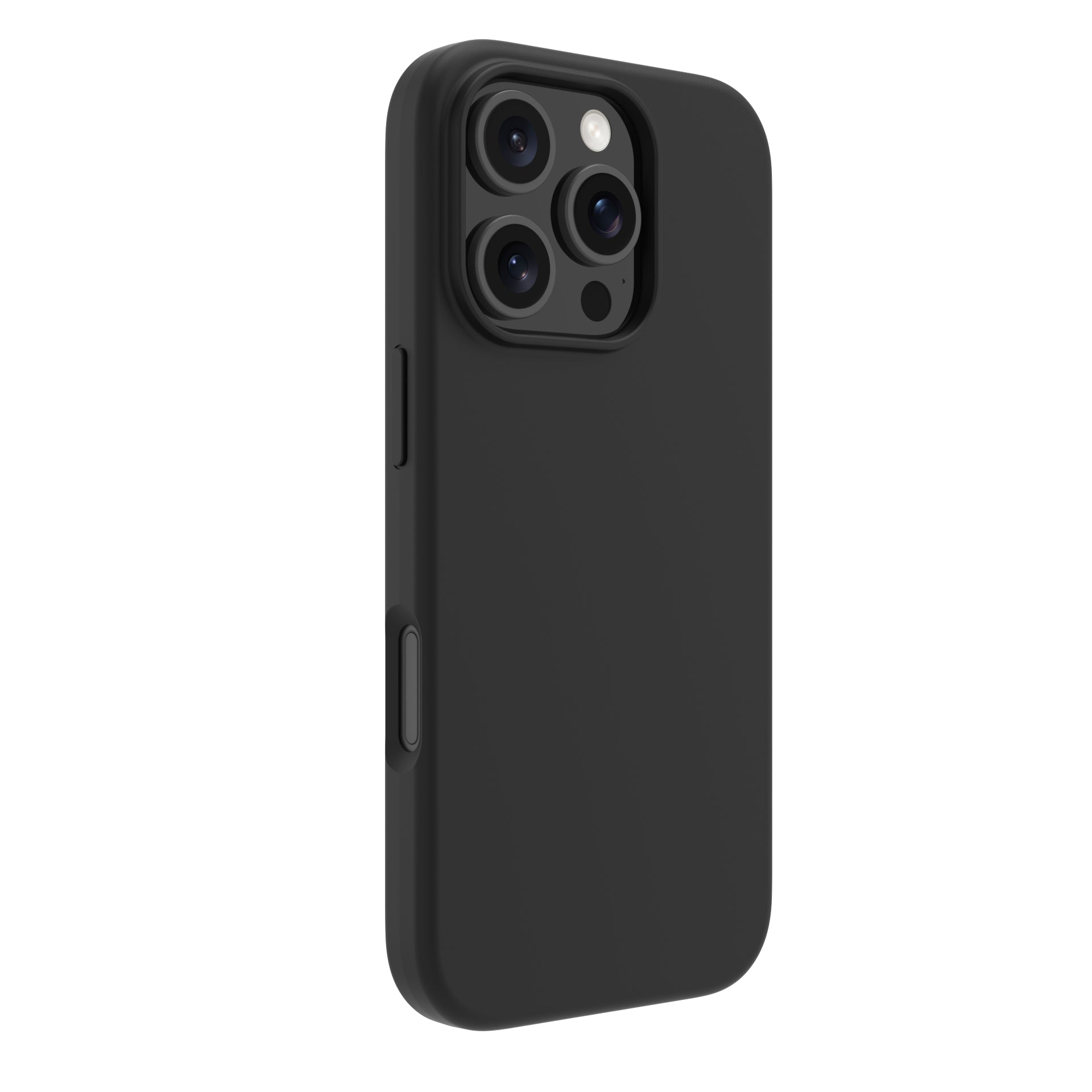 dbramante1928 Backcover – für Apple iPhone 16 Pro Max, Kunststoff+Silikon, Night Black, Recycelte Materialien