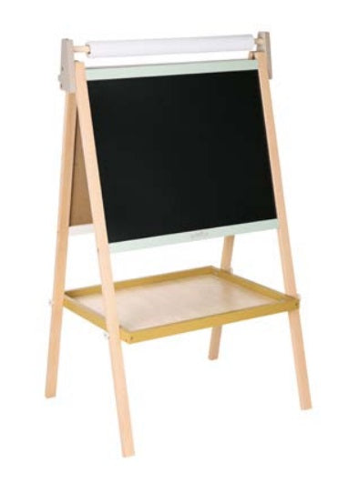 Spielba Holzspielwaren Standtafel – beige, 520 × 480 × 920 mm