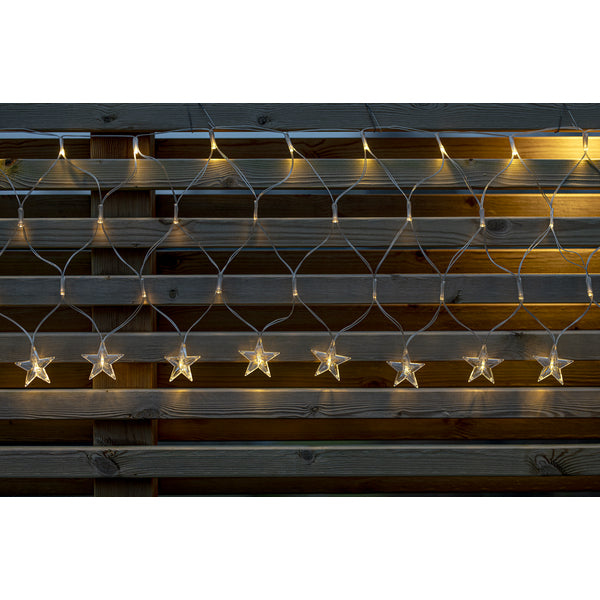 Star Trading System Decor Netz-Lichterkette – 480×46 cm, 160 LEDs – Warmweiss – 2500 K – Netzbetrieb