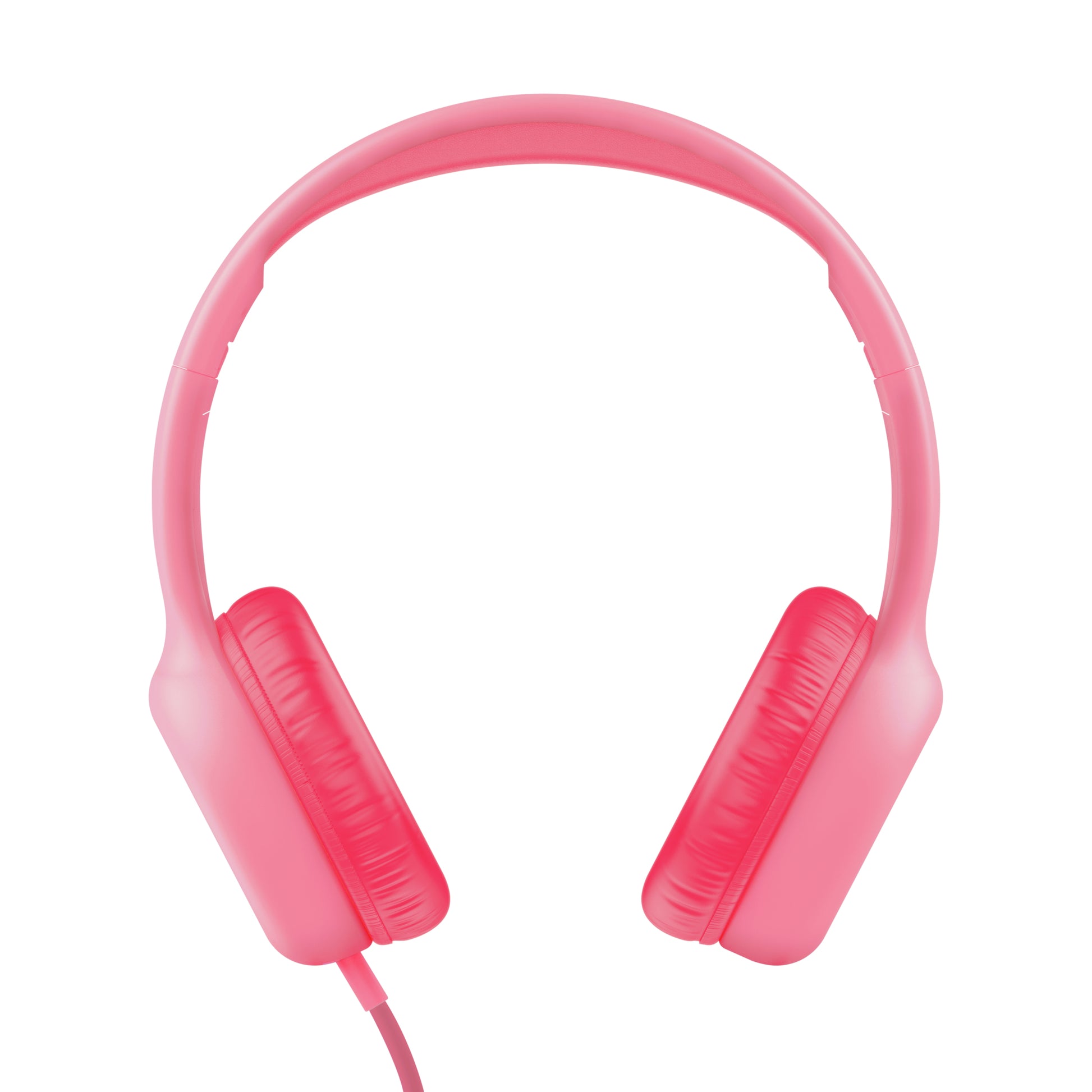 Trust Nouna Kinderkopfhörer – Over-Ear, Stereo, 3,5 mm Klinke, Lautstärkebegrenzung, Rosa