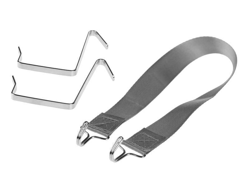 FTM F02433 Wandhalterung 24 Fächer, mit Haken – einfarbig – 220 × 1'260 mm