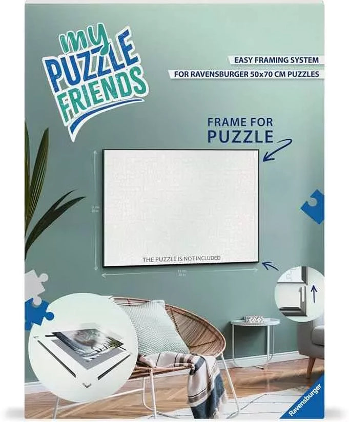 Ravensburger Puzzle-Rahmen – für 1000 Teile – Schwarz – 71 × 51 × 1,5 cm