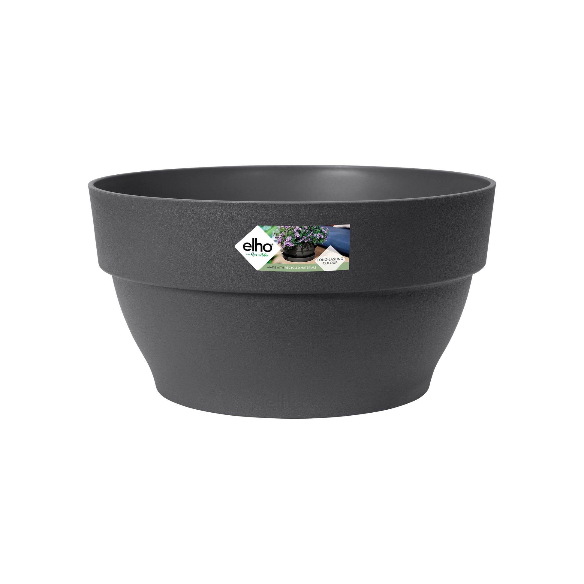 elho Schale – Kunststoff, Schwarz – Ø 34 cm