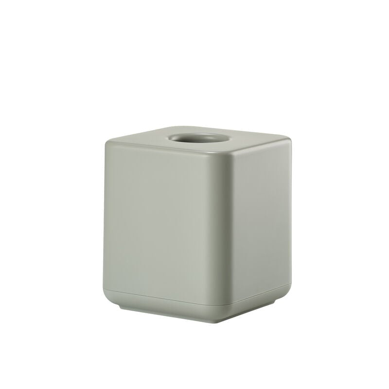 Zone Denmark Kosmetiktuchbox Ume – 13×13×15,1 cm, ABS, freistehend, Eukalyptusgrün