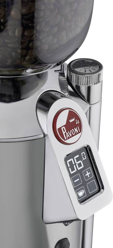 la Pavoni Kaffeemühle LPGGRI01EU – 500 g, Scheibenmahlwerk, 310 W – Aluminium