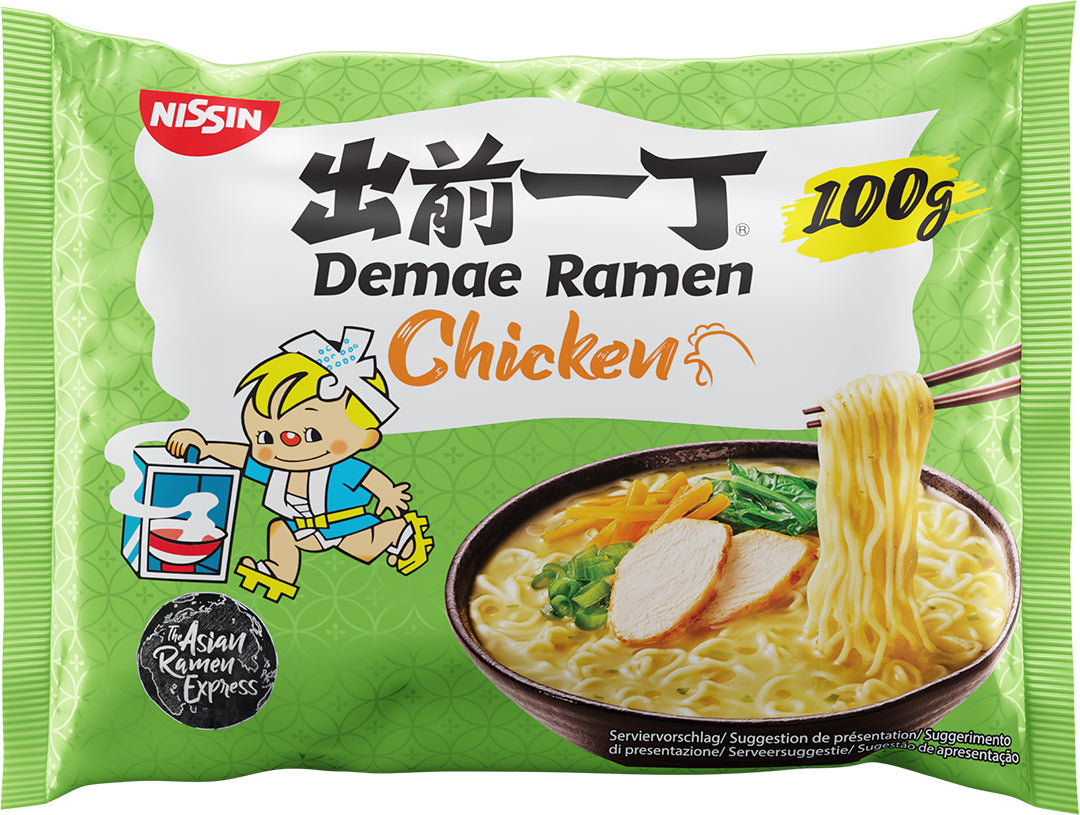 Nissin Food Nissin Demae Ramen Instantnudeln Poulet – 10×100 g