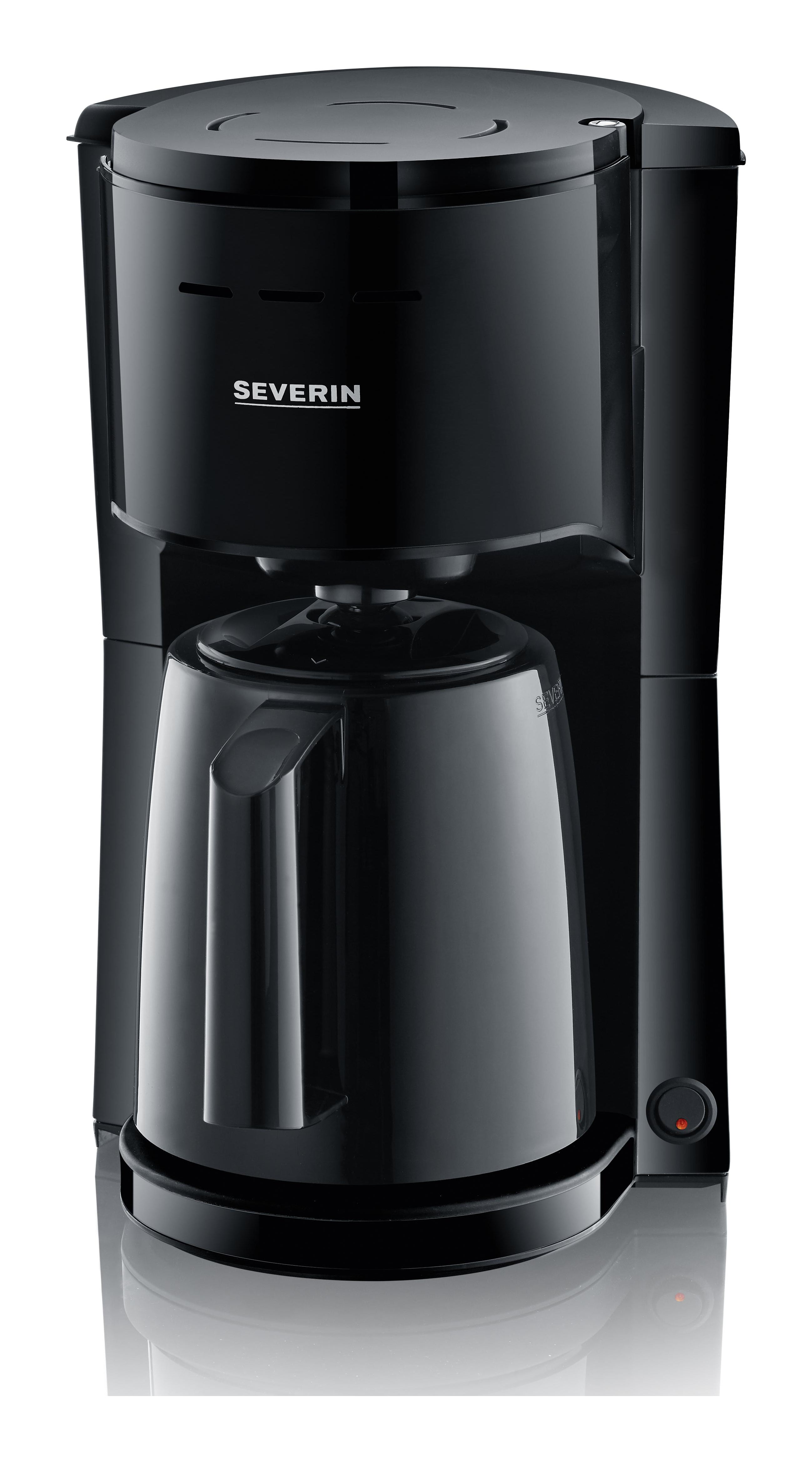 Severin KA 9306 Filterkaffeemaschine – 8 Tassen, 1 l, Karaffe, Schwarz