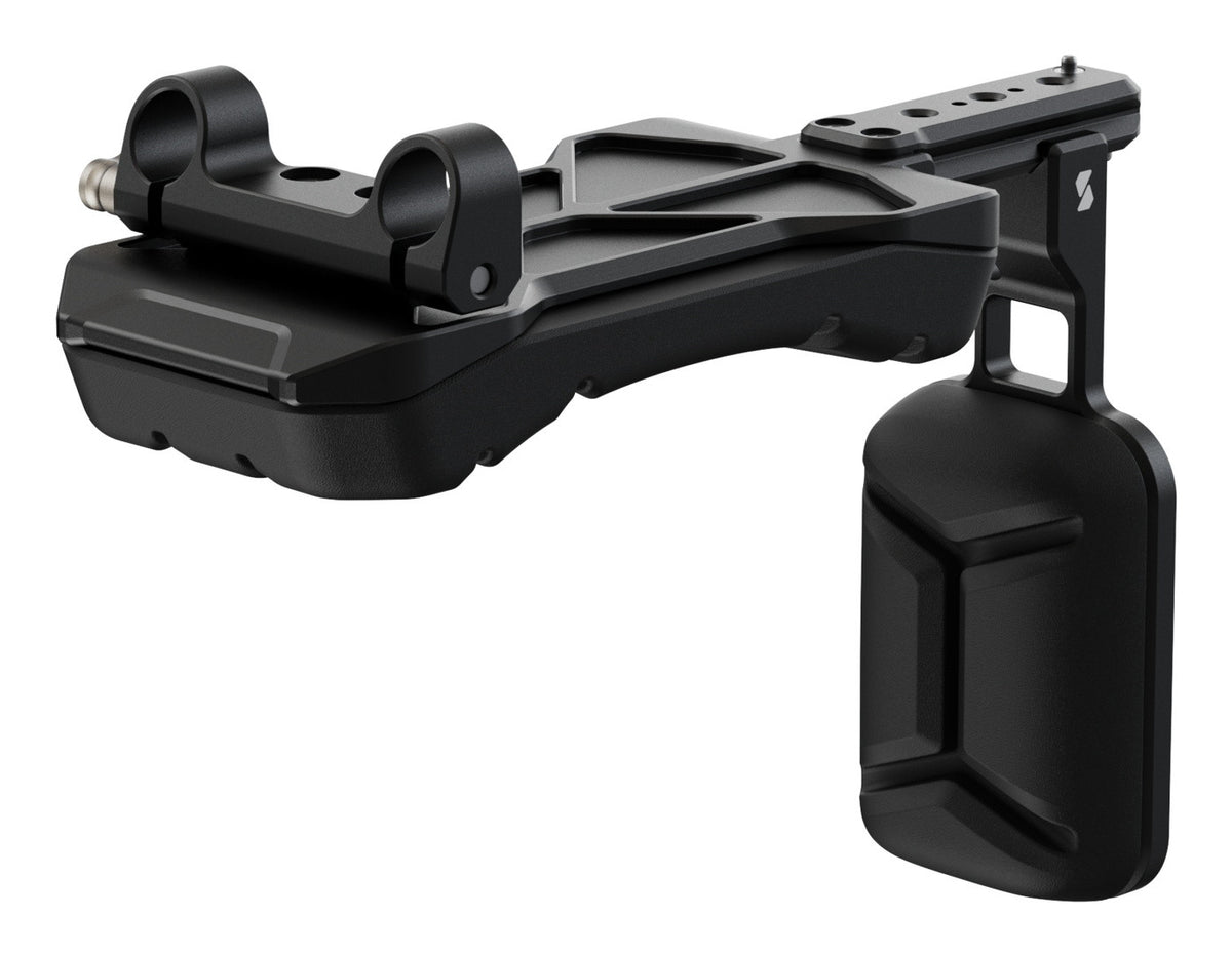 SmallRig 5153 Schulterpolster – Aluminium/Edelstahl, 276 × 122 × 72 mm – für 15 mm Dual-Rod-Klemme – Schwarz