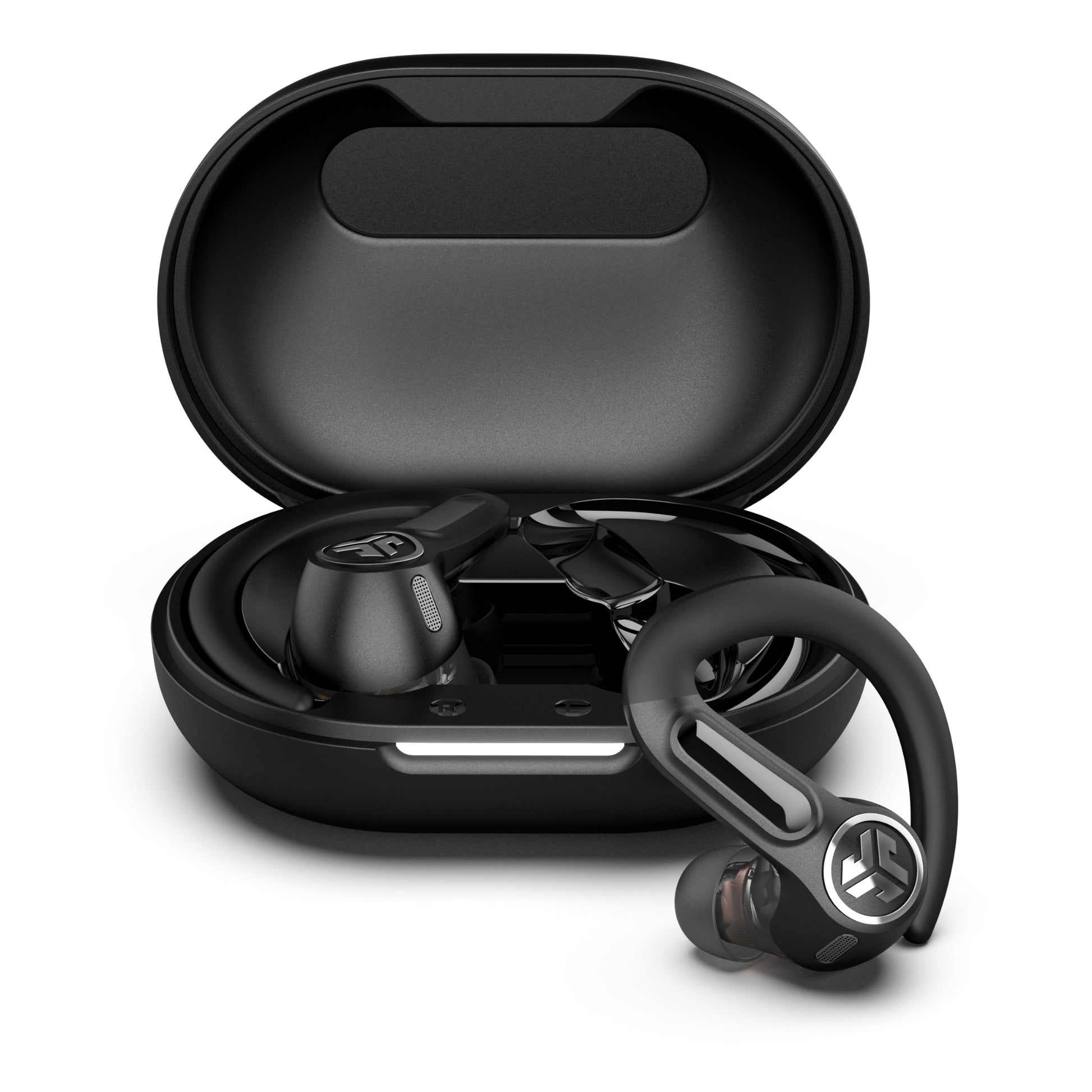 JLab Epic Sport 3 TWS In-Ear – ANC, mit Ladecase, BT 5.3, Schwarz