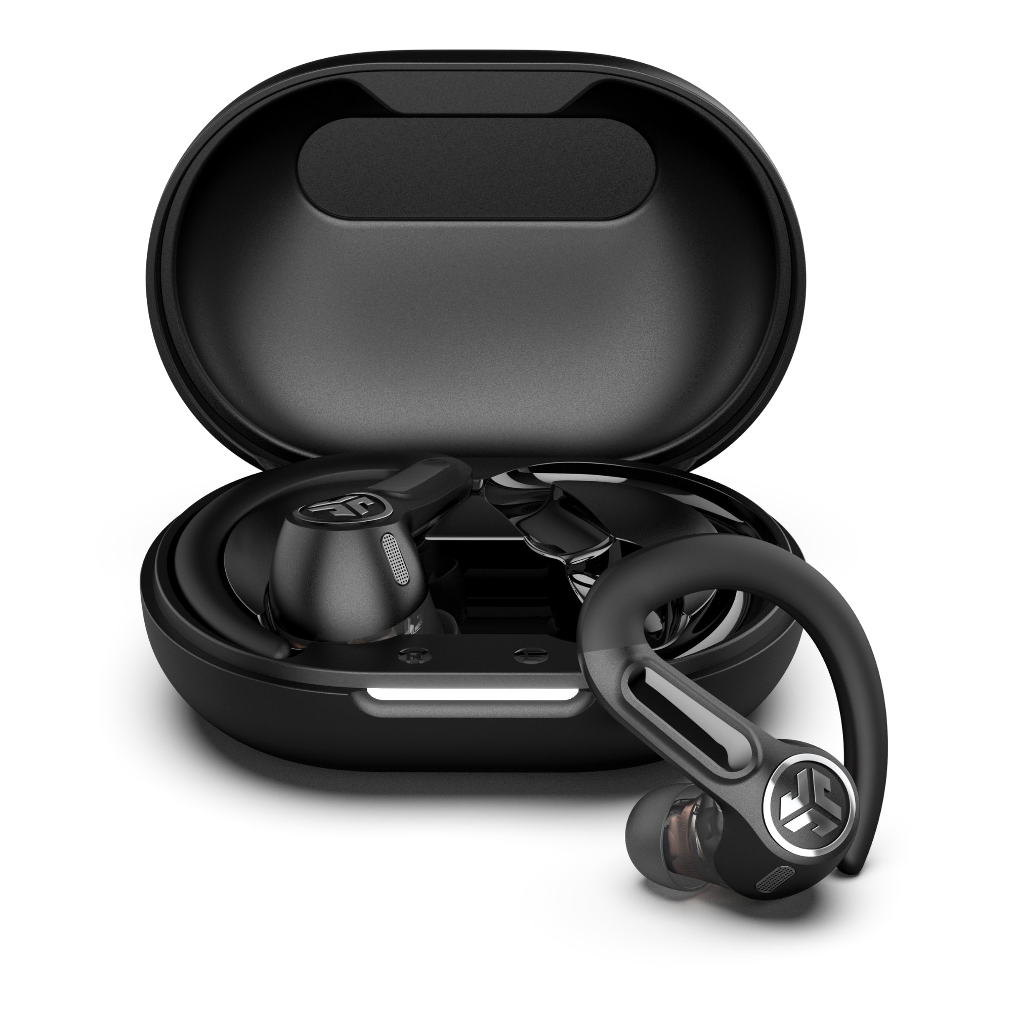 JLab Epic Sport 3 TWS In-Ear – ANC, mit Ladecase, BT 5.3, Schwarz