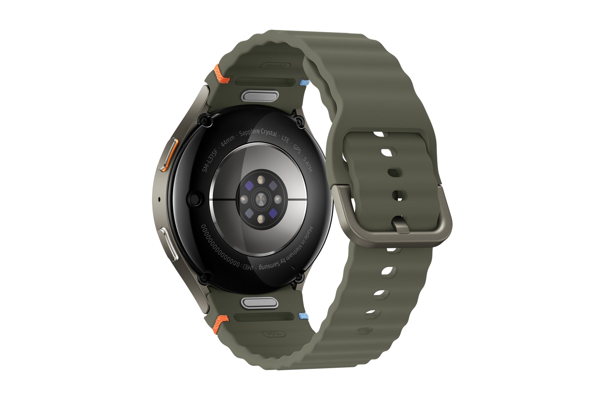 Samsung Galaxy Watch7 44 mm GPS + Cellular – Aluminium Grün, M/L, 50 m