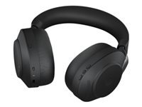 Jabra Evolve2 85 UC Office-Headset – Over-Ear, Stereo, Kabel + BT, ANC, mit USB-A-Dongle, Schwarz, BT 5.0