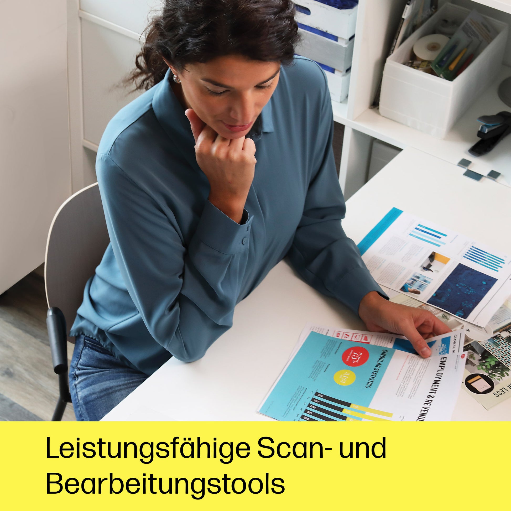 HP ScanJet Pro 3600 f1 – Flachbett + ADF, A4, Duplex, 30 Seiten pro Minute, ADF 60 Blatt, USB, 1'200 dpi