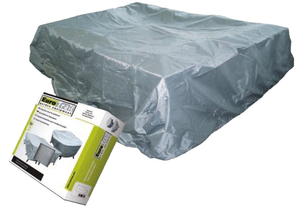Eurotrail Abdeckung für Loungesets – 300 × 300 × 70 cm, grau, Polyester, mit Aufbewahrungstasche