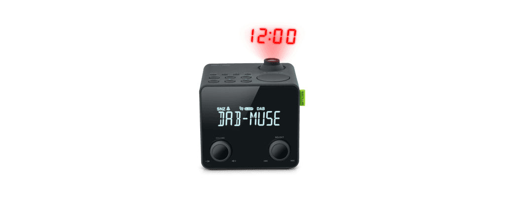 Muse M-189 CDB – Digitaler Radiowecker (DAB+/FM, Projektion, LCD) – Schwarz