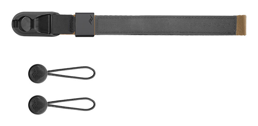 Peak Design Cuff Handriemen – verstellbar 20–29 cm, 51 mm, Traglast 90 kg, Clip – für Digitalkameras – sandbraun