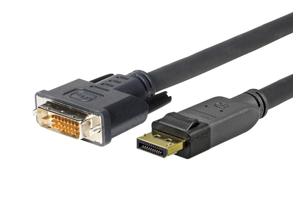 Vivolink DisplayPort auf DVI-D Kabel DP 1.2 1080p 60 Hz – 2 m – aktiv – für Windows, Mac, Linux