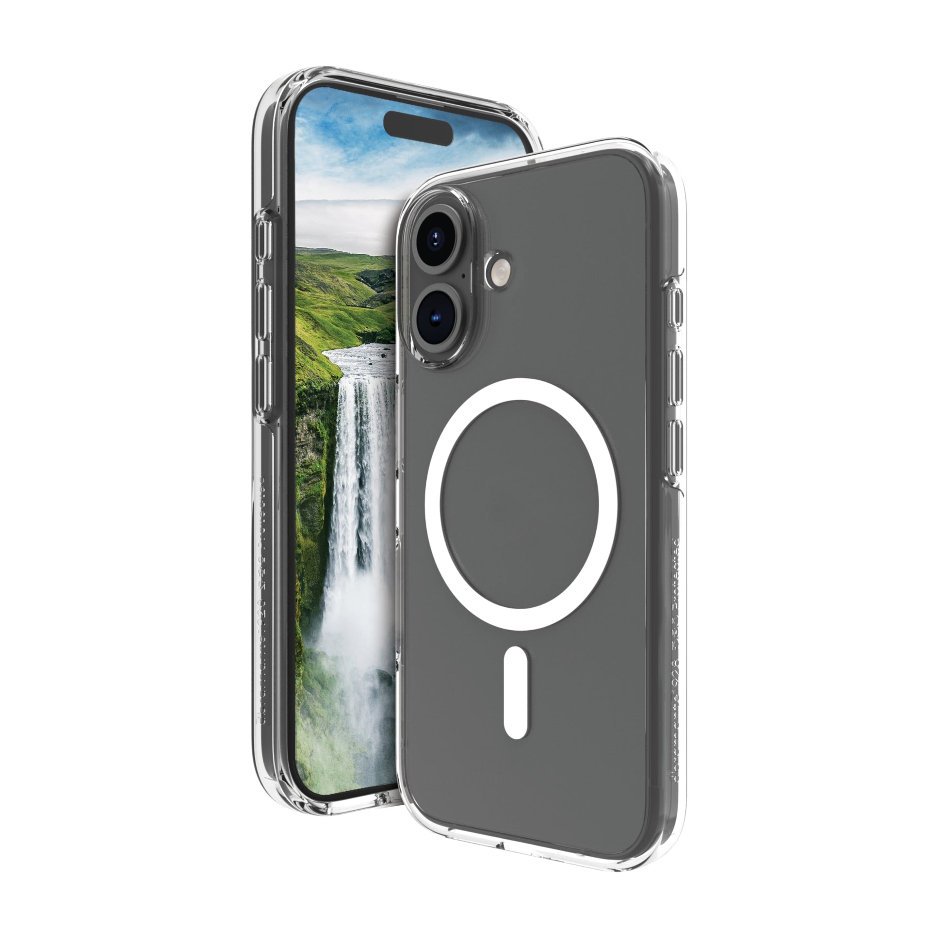 dbramante1928 Backcover – für Apple iPhone 16 – transparent – MagSafe-kompatibel