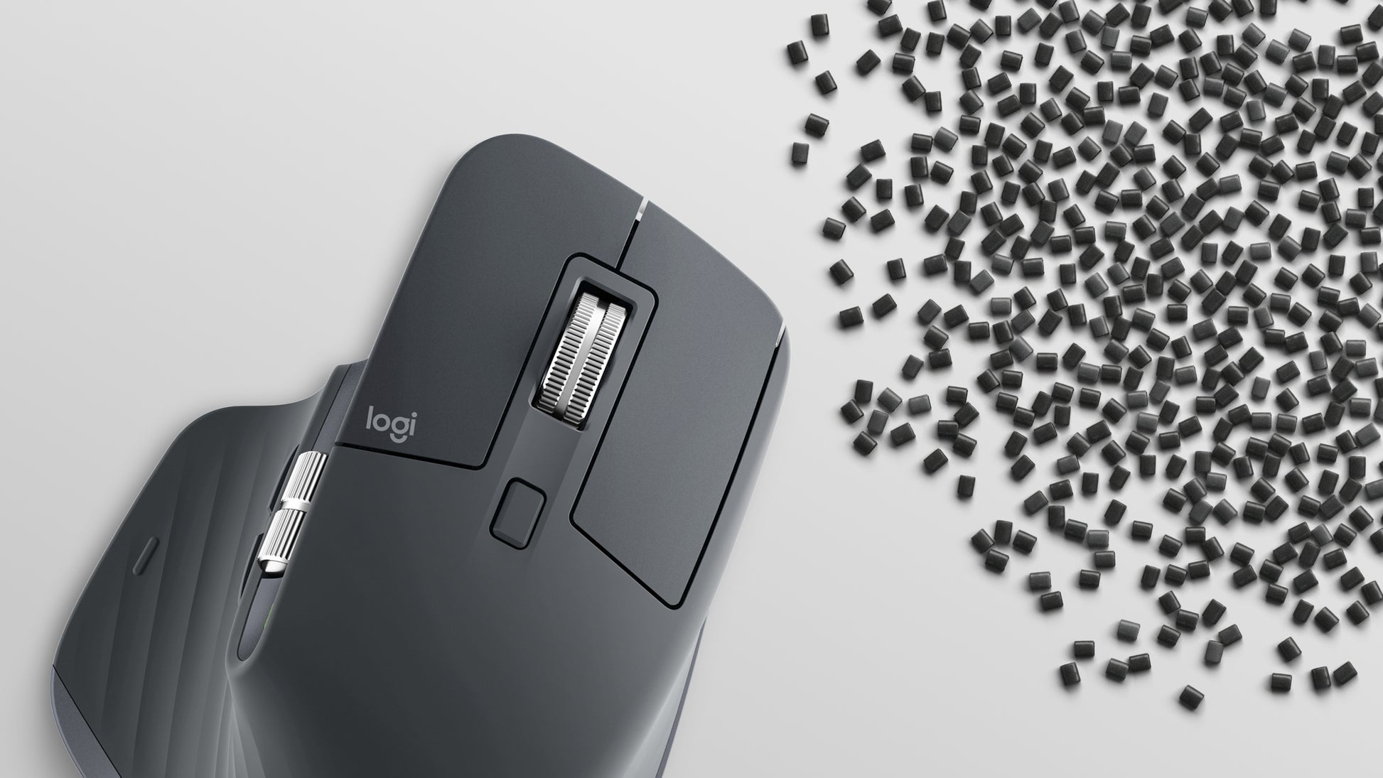 Logitech MX Master 3S – Maus – Kabellos (Bluetooth/2,4 GHz), 8000 DPI, Rechts, Graphit