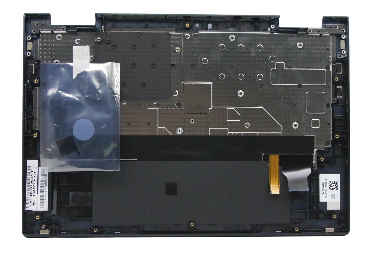 Lenovo Tastatur-Case für ThinkPad C13 Yoga (1. Gen.) – Bluetooth, Bulgarisch – mit Beleuchtung – Blau