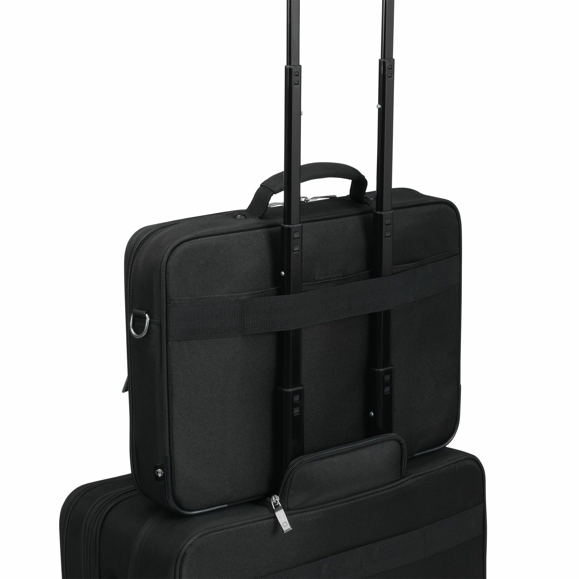 DICOTA Notebook-Tasche bis 15,6" – Trolley-Band, Schultergurt – Schwarz