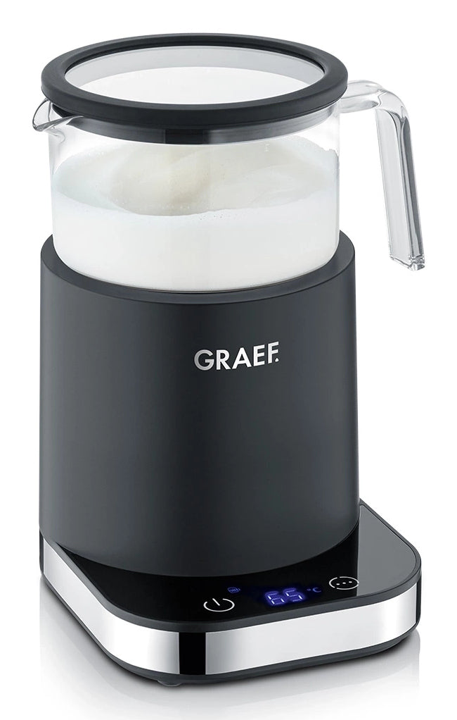 Graef Milchaufschäumer MS902 – 400 ml, 500 W, Heiss & Kalt – Schwarz