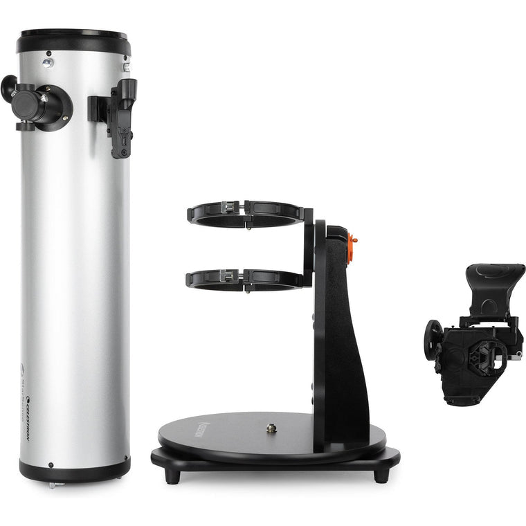 Celestron SSE 150mm Tabletop Dobson – Spiegelteleskop, 150 mm Öffnung, 750 mm Brennweite, f/5, Schwarz/Silber
