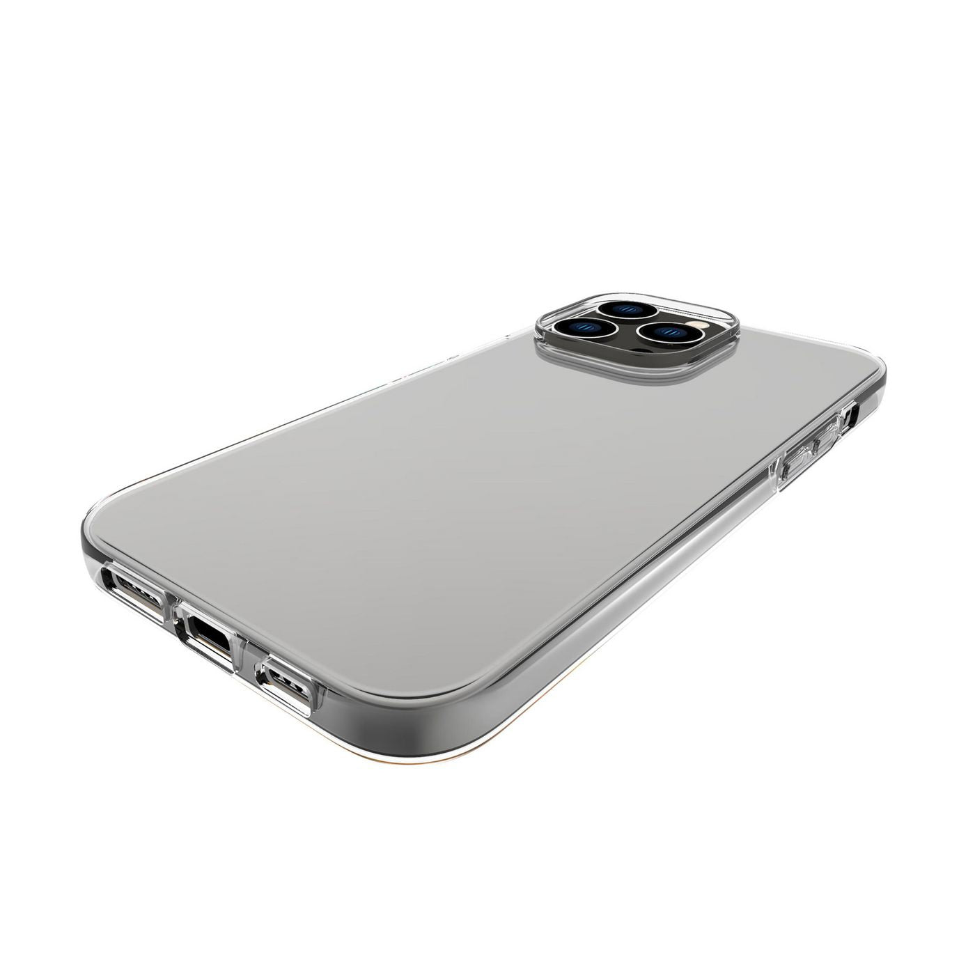 eSTUFF LONDON Backcover – für Apple iPhone 14 Pro Max, MagSafe, TPU, Transparent