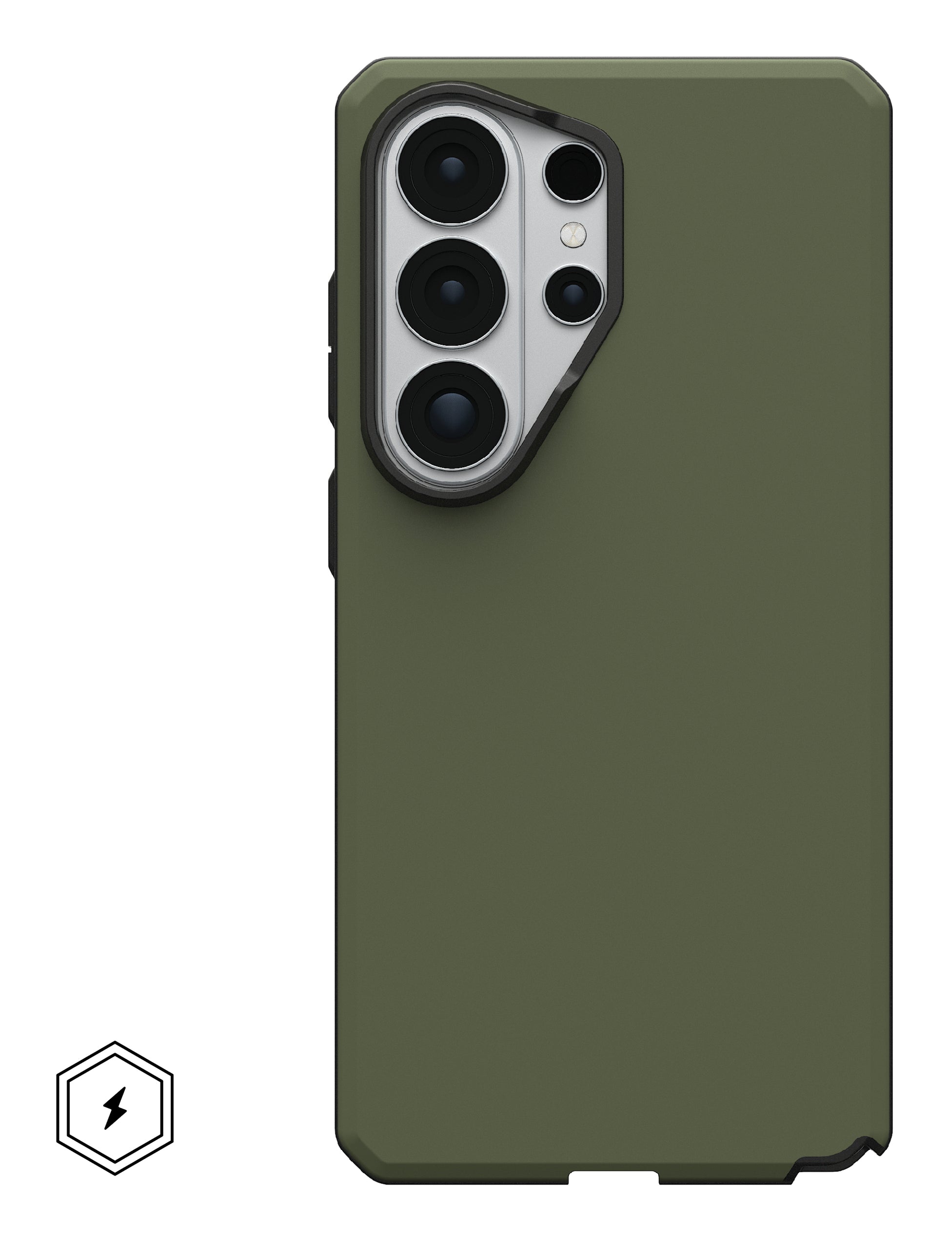 Urban Armor Gear UAG Civilian LT Backcover – für Samsung Galaxy S26 Ultra – MagSafe, PC, Olive