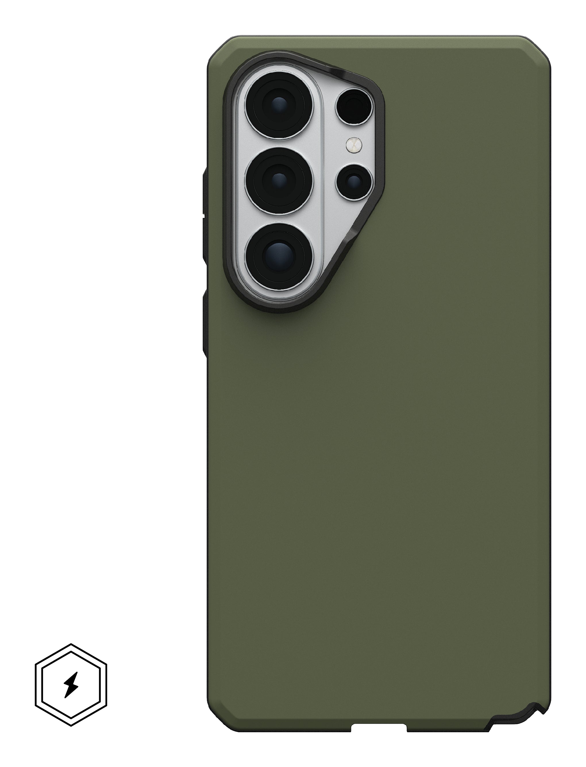 Urban Armor Gear UAG Civilian LT Backcover – für Samsung Galaxy S26 Ultra – MagSafe, PC, Olive
