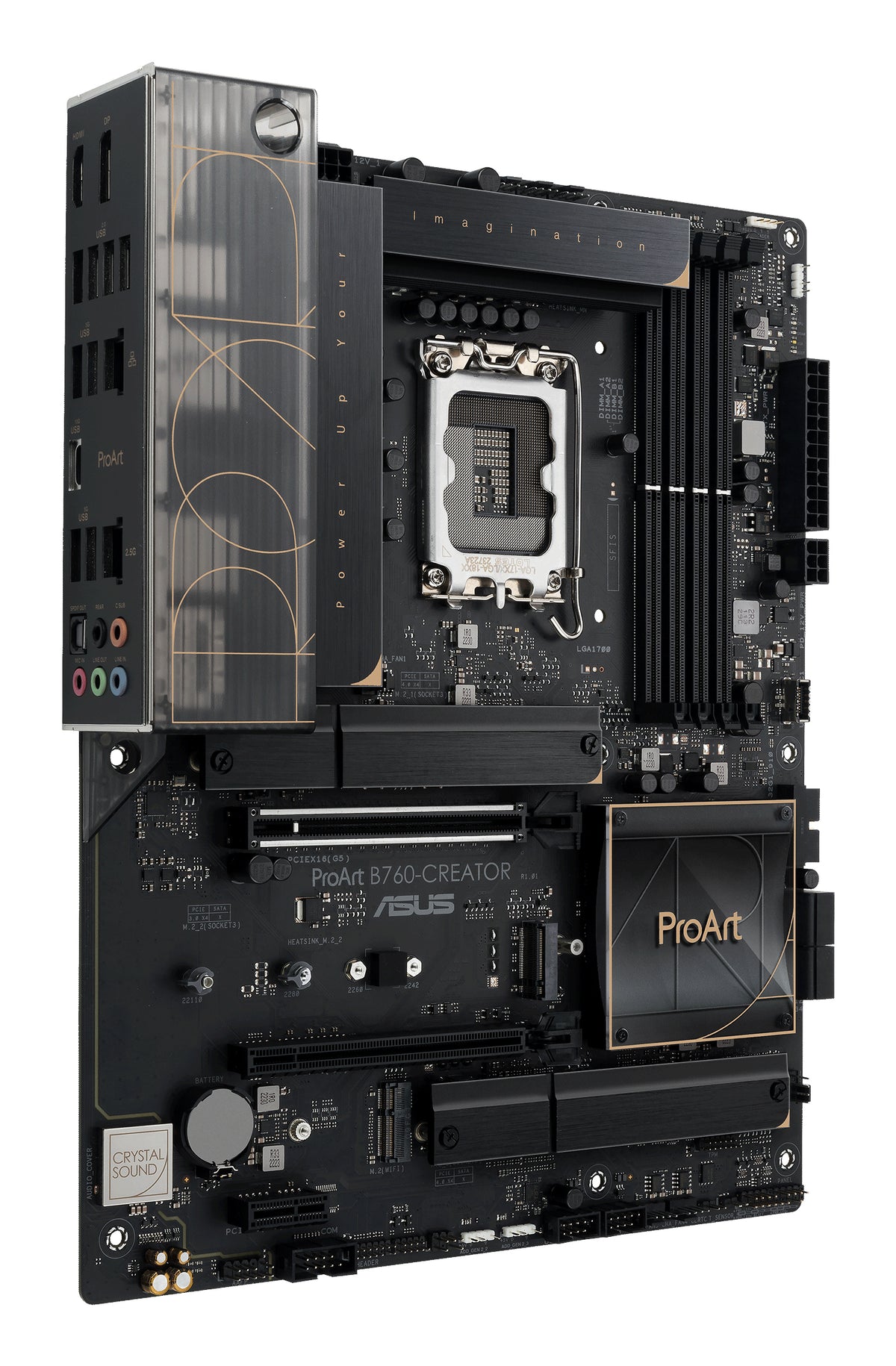 Asus ProArt B760-CREATOR – ATX Mainboard, Intel B760, LGA 1700, DDR5, 3× M.2, 4× SATA III