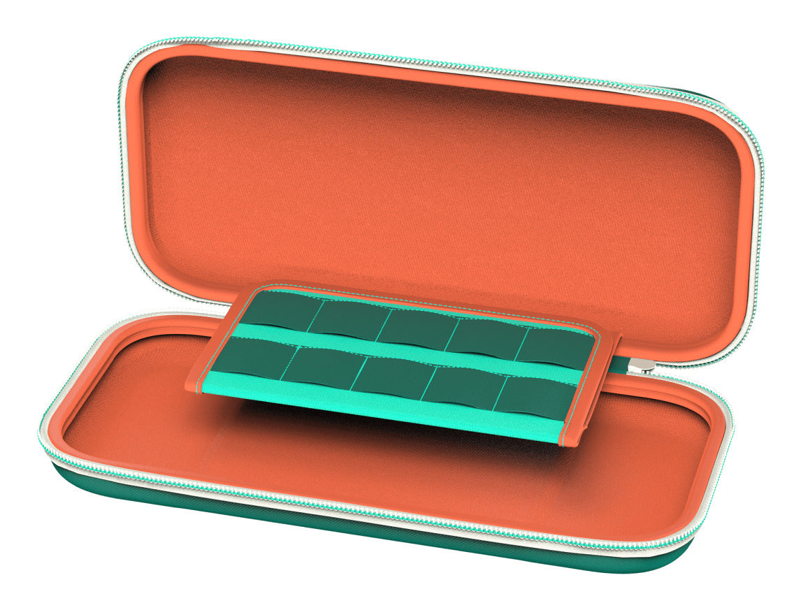 PowerA Hartschalen-Etui – mit Reissverschluss, Spielkartenfach – für Nintendo Switch 2 – Mehrfarbig