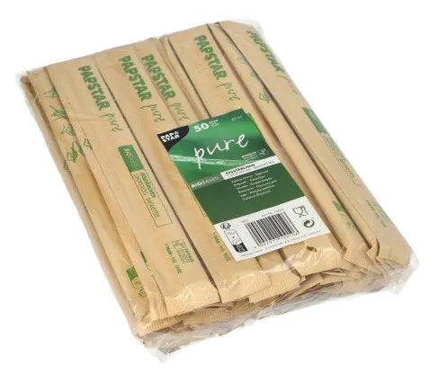 Papstar Bambus-Essstäbchen, 23 cm – natur – 50 Paar