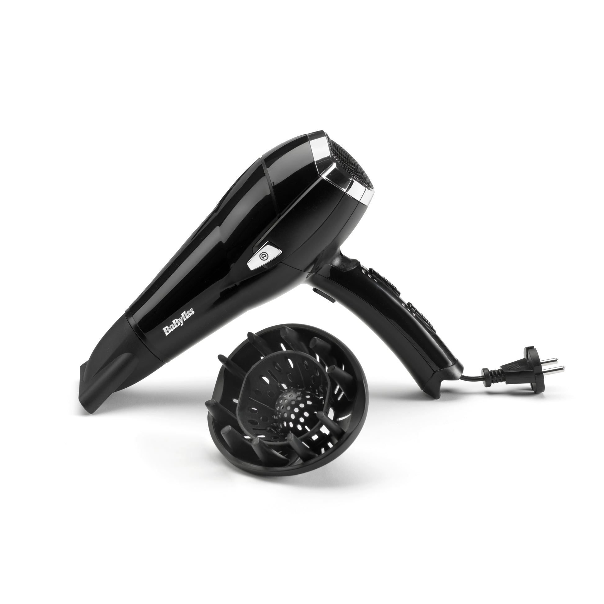 BaByliss Haartrockner Cordkeeper 2000 D374DE – 2000 W, Ionenfunktion – Schwarz