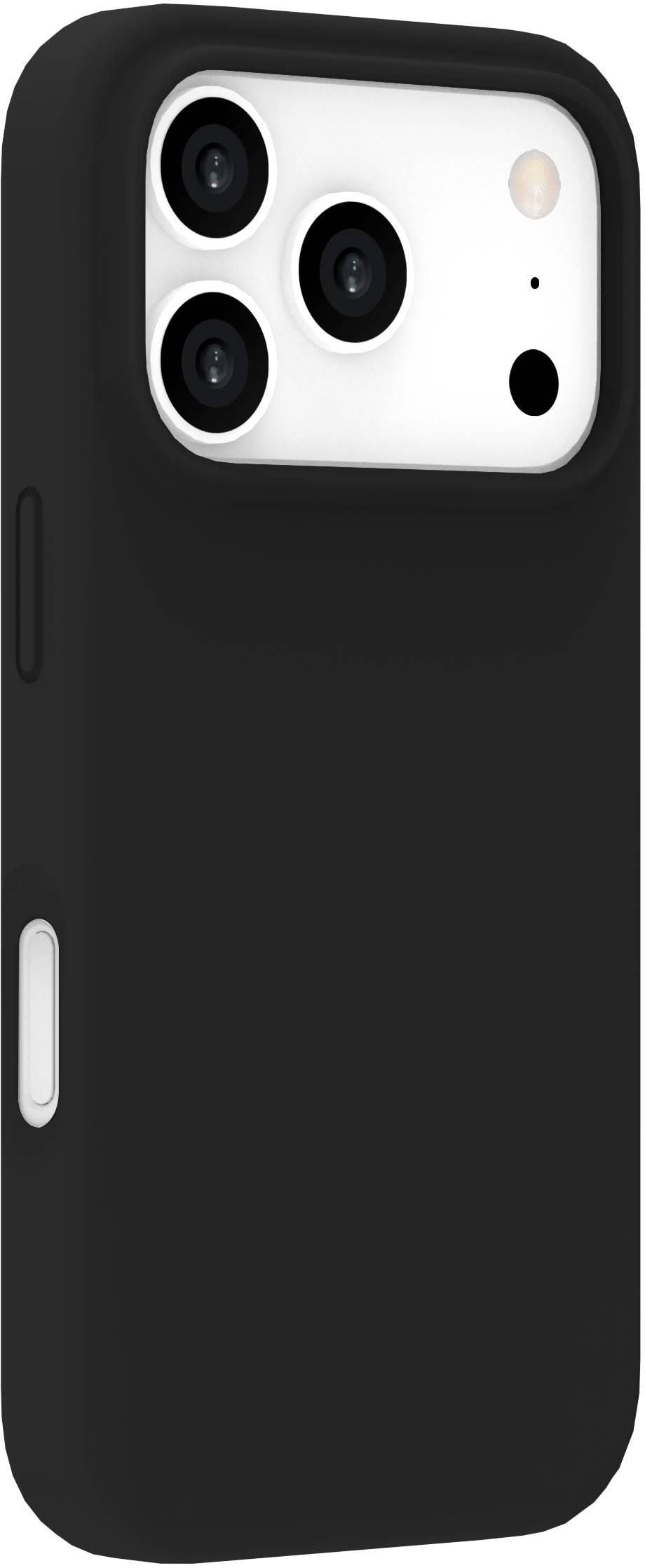 eSTUFF INFINITE (GRS) ROME Backcover – für Apple iPhone 17 Pro, PC+Silikon, Schwarz, bis 2 m sturzsicher