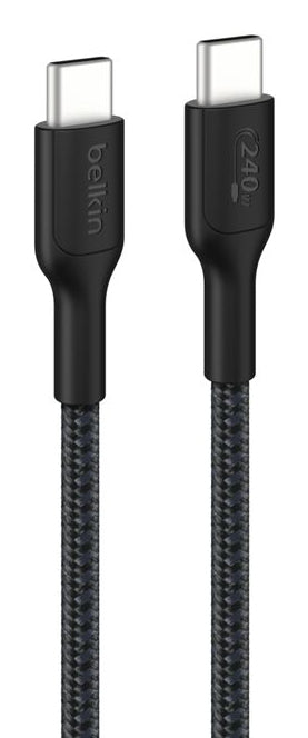 Belkin USB-Kabel, USB-C zu USB-C, 2 m, Ladekabel, Boost Charge 240W GEFLOC