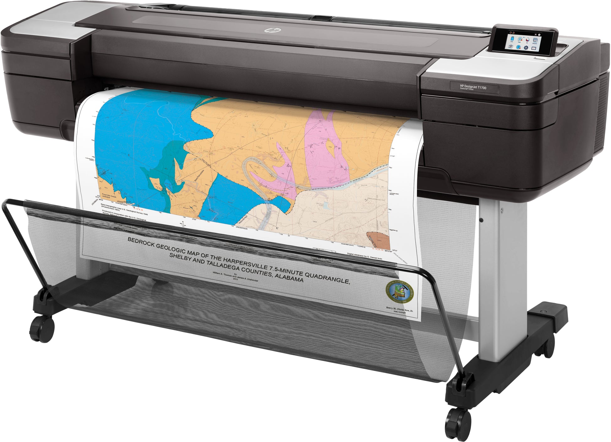 HP DesignJet T1700 dr – Grossformat-Plotter, 44" (1'118 mm), A0, LAN, Wi‑Fi Direct, PostScript