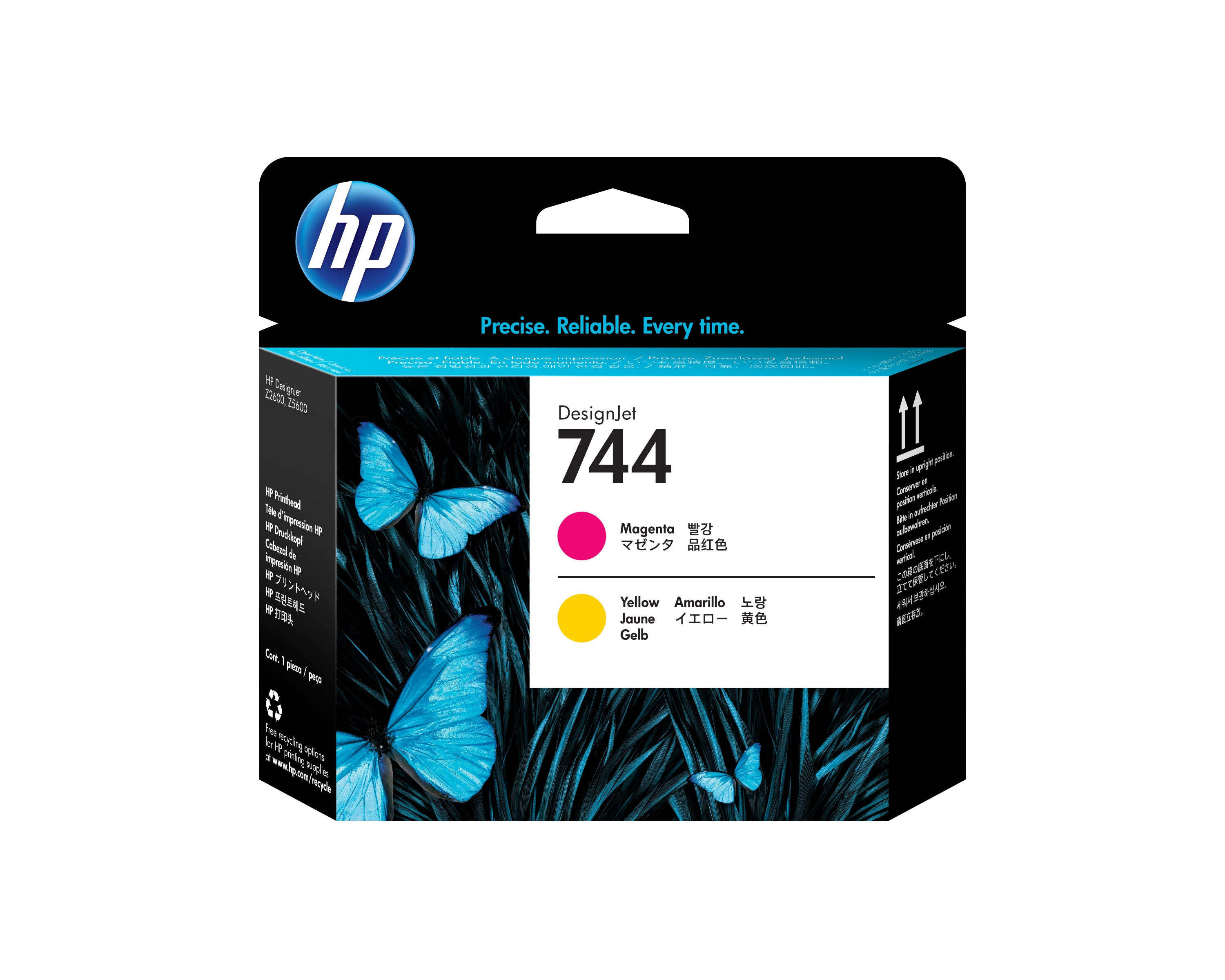 HP Druckkopf Nr. 744 (F9J87A) – Magenta/Gelb – für HP DesignJet Z5600