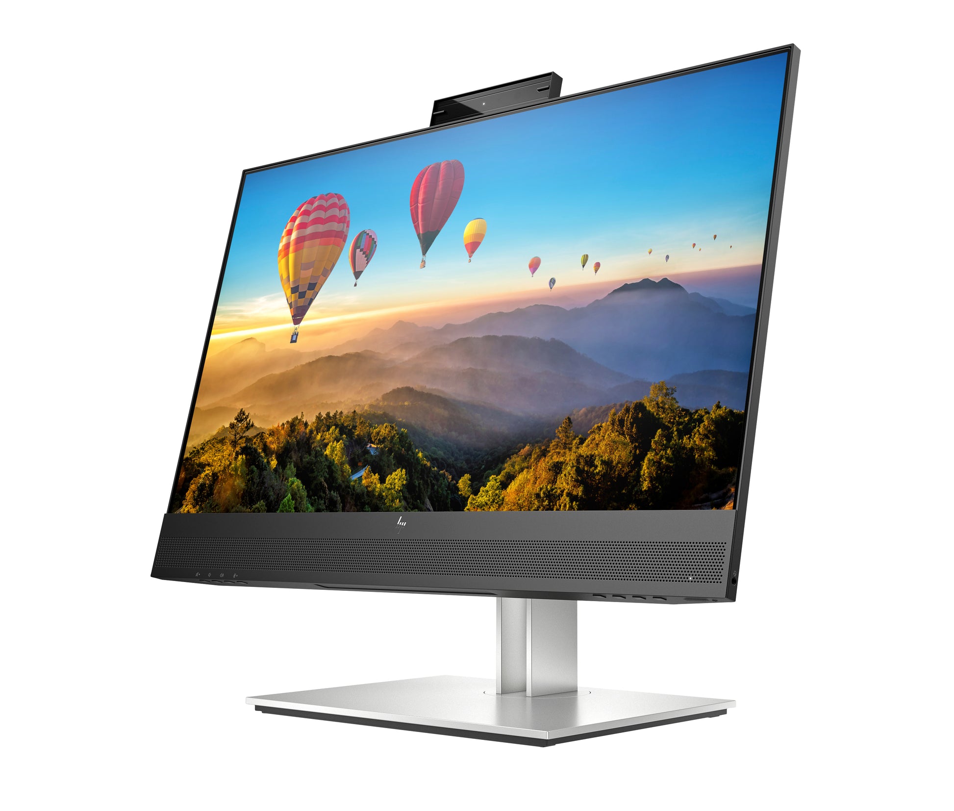 HP E24m G4 – Monitor, 23,8", IPS, 75 Hz, 300 cd/m², Webcam, USB-C, VESA 100 × 100, Schwarz