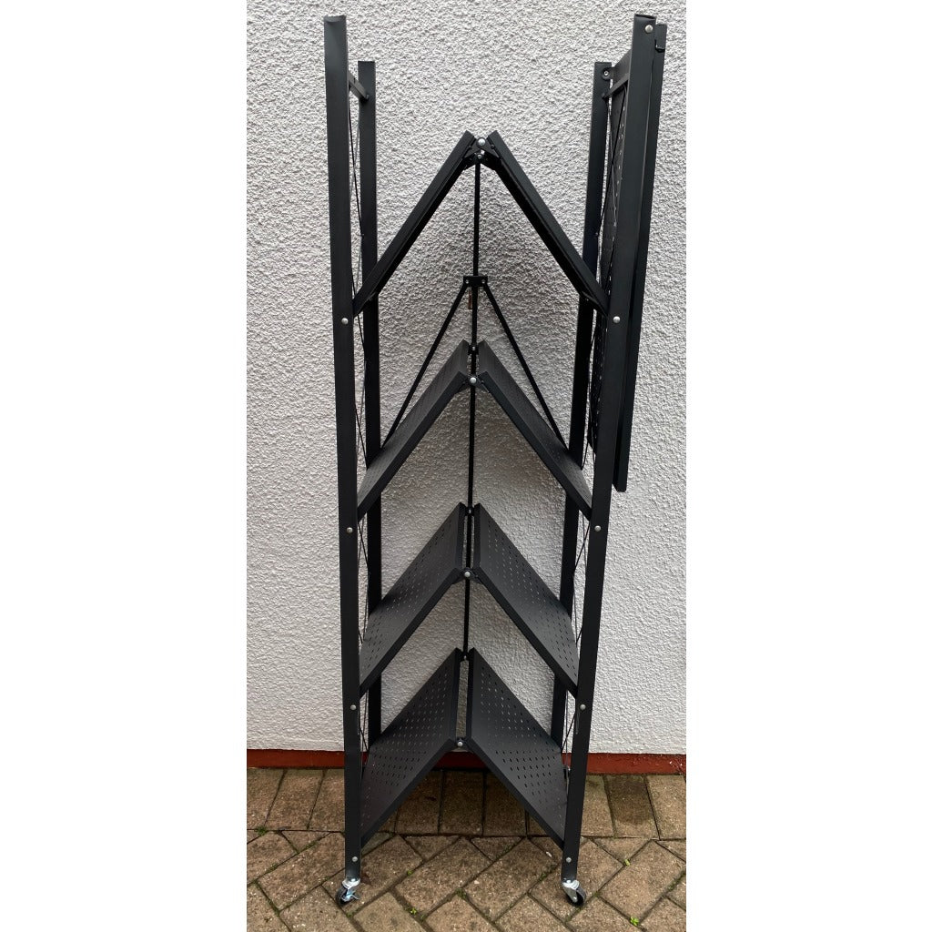 Colibri Multiflex 5 Gewächshaus – Stahl – Schwarz – 5 Regale – 715 × 1630 × 340 mm