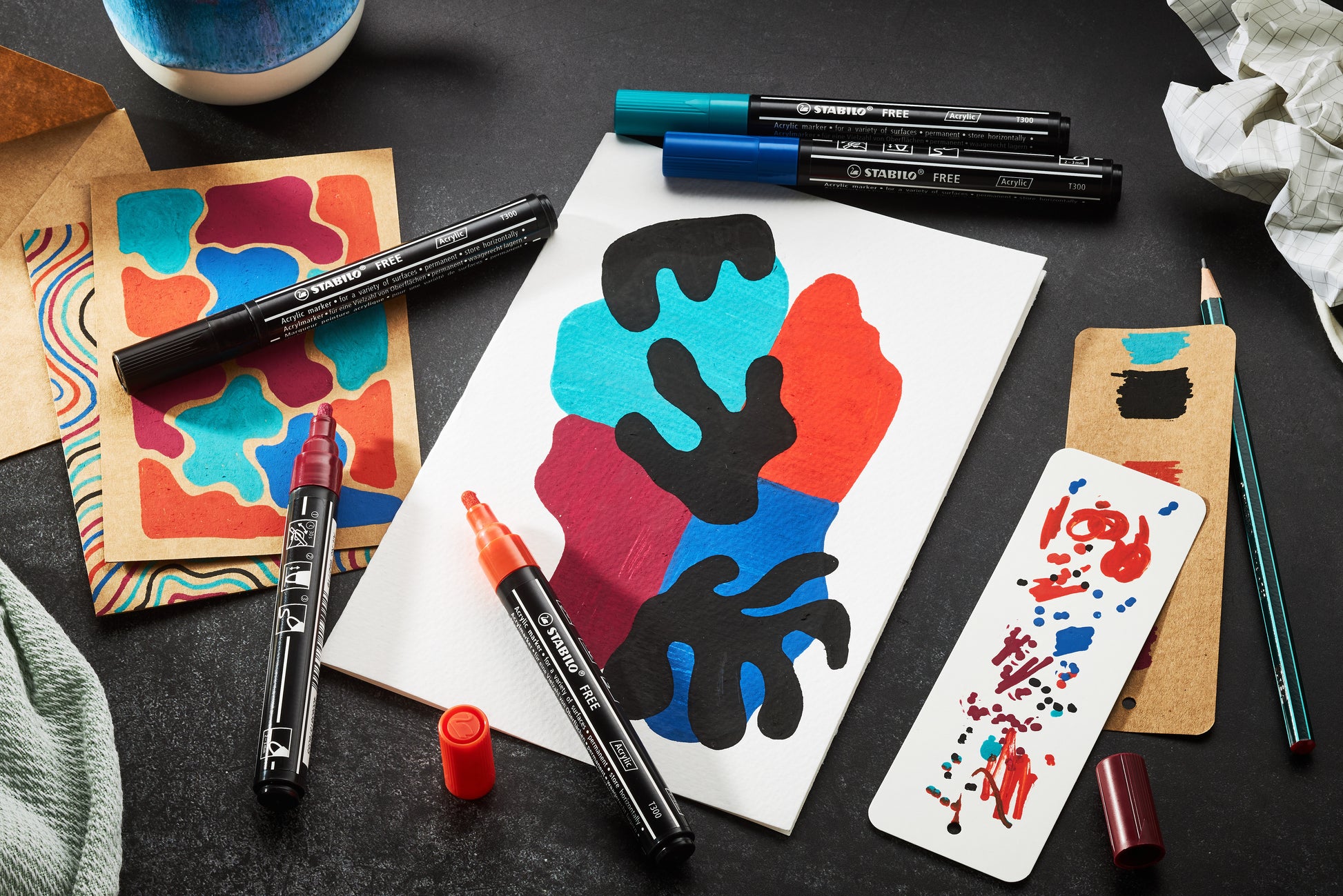 STABILO Acrylmarker – sortiert, 11-teiliges Set