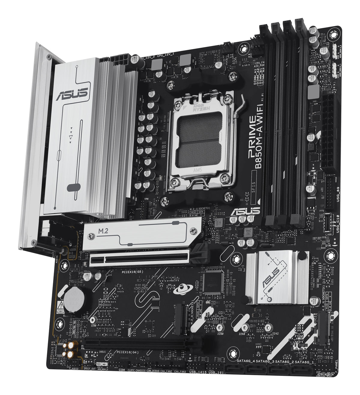 ASUS PRIME B850M-A WIFI – Mainboard – AM5, B850, mATX, DDR5