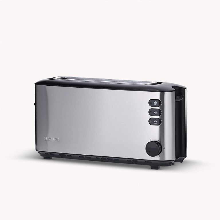 Severin Toaster AT 2515 – 2 Scheiben, 1000 W, elektronische Bräunungskontrolle – Edelstahl