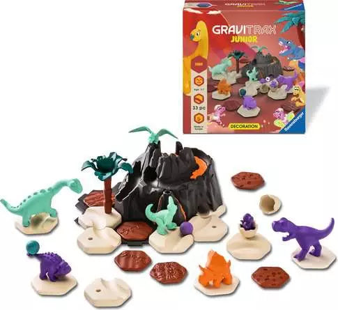 Ravensburger Dino Erweiterung – für GraviTrax – 33-teilig – ab 3 Jahren – Kunststoff – FSC