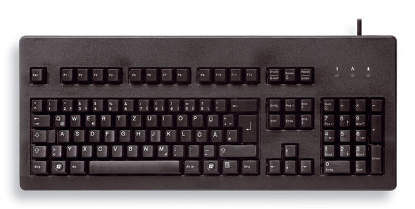 CHERRY G80-3000 – Tastatur, kabelgebunden (USB), UK-Layout (EN), Fullsize (mit Ziffernblock) – für Windows