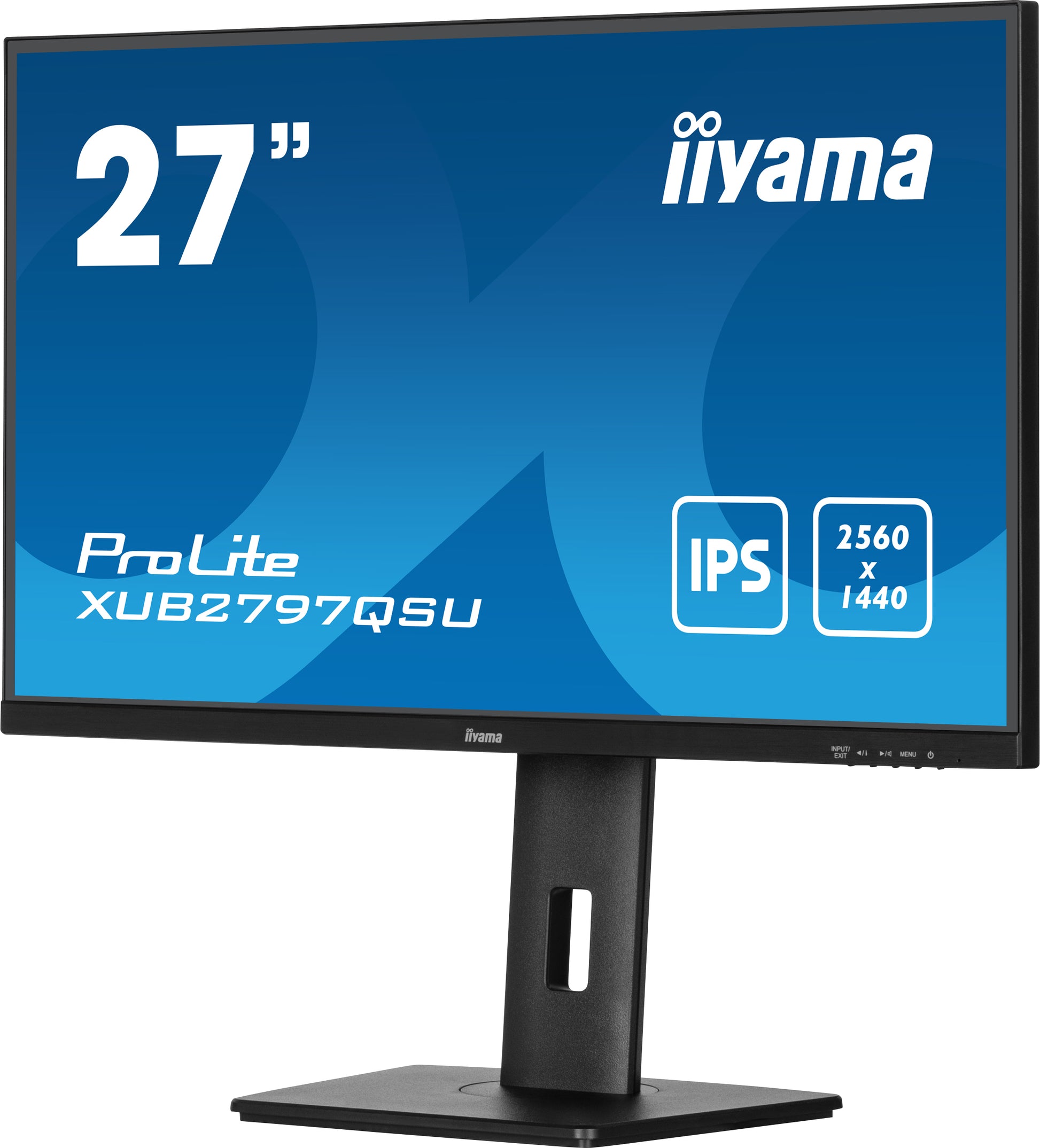 iiyama ProLite XUB2797QSU-B2 – 27", 2560 × 1440 (WQHD), IPS, 100 Hz