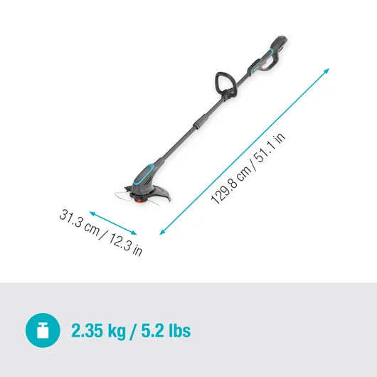 Gardena PowerCut 30/18V Akku-Trimmer – 18 V – Schnittbreite 30 cm – Solo – POWER FOR ALL