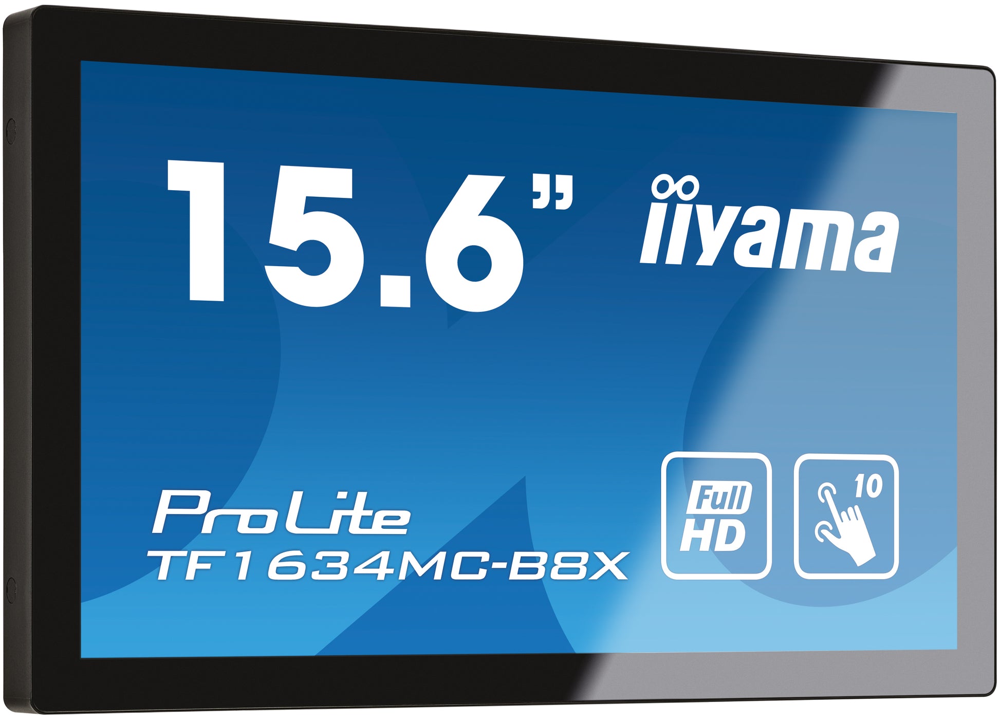 iiyama TF1634MC-B8X – Monitor, 15,6" 1920 × 1080 (Full HD), Touch, 450 cd/m²